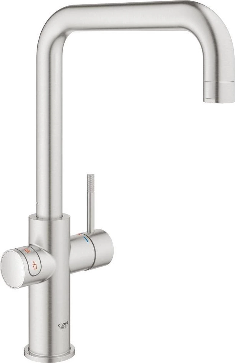 GROHE Red 3IN1 Kokendwaterkraan - U Uitloop - 7L Boiler - Mengventiel – RVS (supersteel) 15 GROHE Red 3IN1 Kokendwaterkraan - U Uitloop - 7L Boiler - Mengventiel – RVS (supersteel) - Afbeelding 13