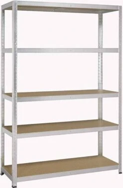 Avasco Opbergrek/ Stellingkast Strong 175 Gegalvaniseerd - 875 Kg Draagkracht - 180x120x40 Cm -WerkPro Verkoopwinkel 784x1200 9