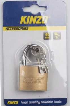 Qlinq Messing Hangslot - 40 Mm