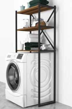 Pochon Home - Wasmachine Ombouw - Walnoot - Wasmachine Kast - Kast Voor Wasmachine - Wasmachine Meubel -WerkPro Verkoopwinkel 800x1200 109