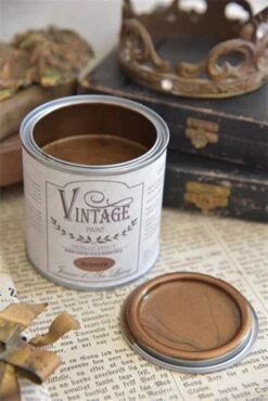 Metallic Effect Bronze/Brons - Vintage Paint - Jeanne D'Arc Living - 200 Ml