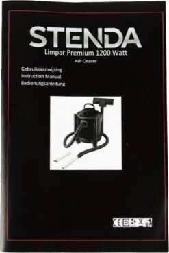 Stenda Aszuiger - Limpar Premium 1200 Watt - Incl. Accessoires - Incl. Blaasfunctie En Vervangbaar Hepa Filter - Mat Zwart - BBQ - Open Haard - Pelletkachel - 3,5 Mtr Kabel -WerkPro Verkoopwinkel 804x1200 2