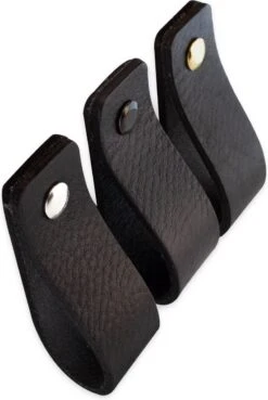 Leren Handgrepen - Zwart - 12 Stuks - 20,0 X 2,5 Cm |- Handgreep Zwart - Incl. 3 Kleuren Schroeven Per Leren Handgreep -WerkPro Verkoopwinkel 804x1200 5