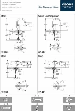 GROHE Wave Cosmopolitan Keukenkraan - Hoge Uitloop - Chroom -WerkPro Verkoopwinkel 807x1200 1