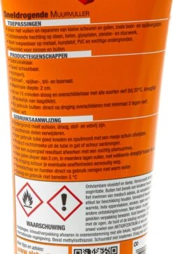 Alabastine Sneldrogende Muurvuller Tube - Wit - 330 Gram -WerkPro Verkoopwinkel 818x1200 7