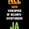 Merkloos Deursticker Geen Verkoper, Wel Collectanten - Geen Deur Aan Deur Verkoop Sticker - Anti Colportage Sticker - Aan De Deur Wordt Niet Gekocht - Deursticker -WerkPro Verkoopwinkel 822x1200 9