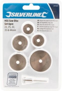 Silverline HSS Snijschijven Set - Ø 22 T/m 44 Mm - 6 Delig -WerkPro Verkoopwinkel 823x1200 1