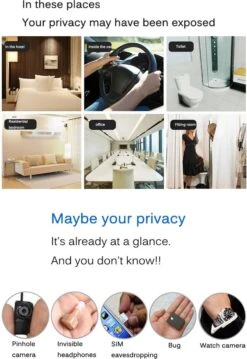 Signaal Detector Anti Tracking Device Finder Anti Afluisteren Mobiele Telefoon WiFi WLAN, Bugs, Auto GPS-signaal, Draadloze Camera's -WerkPro Verkoopwinkel 825x1200 2