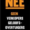 Merkloos Geen Deurverkoop Sticker - Geen Verkopers Aan De Deur - Geen Collectanten - Geen Geloofsovertuigers - Deursticker - Geen Colportage Zwart -WerkPro Verkoopwinkel 825x1200 5