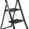 Huishoudtrap 2 Treden - Keukentrap Inklapbaar - Zwart - PP-Antislip - Max. Werkhoogte 47cm - Goets -WerkPro Verkoopwinkel 826x1200 3