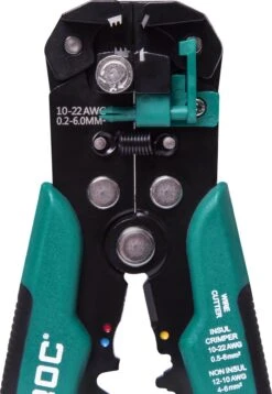 VONROC Professionele Automatische Striptang - Krimp- En Isoleertang - Met 270-delig Accessoireset -WerkPro Verkoopwinkel 828x1200 3