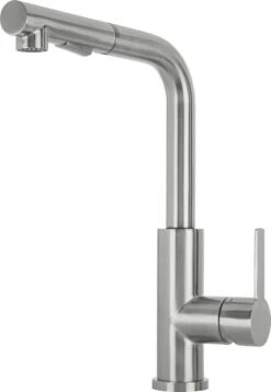 RVS Keukenkraan Met Uittrekbare Handdouche - Mengkraan Met Uittrekbare Uitloop - Design Kraan Van Mizzo Design