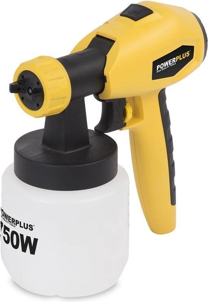 Powerplus POWX358 Verfpistool - 750W - Debiet 800g/min - 3m Slang - Incl. Accessoires 6 Powerplus POWX358 Verfpistool - 750W - Debiet 800g/min - 3m Slang - Incl. Accessoires - Afbeelding 4