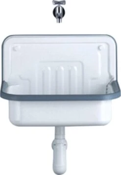 Alape Uitstortgootsteen Contra 505 - Wit 505x330mm