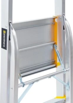 Panthera Huishoudtrap - Keukentrap 5 Treden - Aluminium - Max Werkhoogte: 2.96 Meter - Voor Particulier En Professioneel Gebruik -WerkPro Verkoopwinkel 844x1200 11