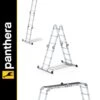 Panthera - Vouwladder 4 X 3 Treden Met Platform - Multifunctionele Ladder - Lichtgewicht Aluminium -WerkPro Verkoopwinkel 844x1200 8