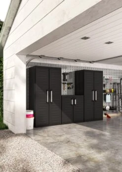 Keter Detroit XL Lage Kast - 2 Planken - 89x54x93cm - Zwart -WerkPro Verkoopwinkel 849x1200 7