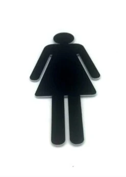 Deurbordje Toilet - WC Bordjes – Tekstbord WC – Toilet Bordje – Heren Dames – Man Vrouw - Bordje – Zwart - Pictogram – Set Van 2 - Zelfklevend – 5,5 Cm X 15 Cm X 1,6 Mm - 5 Jaar Garantie -WerkPro Verkoopwinkel 855x1200 6