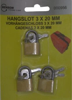 Stahlex Hangslot 20 Mm - 3 Stuks -WerkPro Verkoopwinkel 864x1200