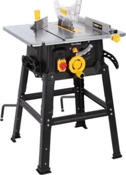 Powerplus POWX07590 Zaagtafel - Tafelzaagmachine Met Onderstel - 1700W - 210mm Zaagblad - Incl. 24 Tanden Cirkelzaag Blad Voor Hout, Parallelgeleider, Aansluiting Voor Stofzuiger - Stevig En Gebruiksvriendelijk -WerkPro Verkoopwinkel 869x1200 3