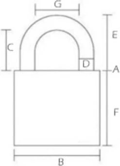 Stahlex Hangslot 32 Mm - Inclusief 3 Sleutels -WerkPro Verkoopwinkel 869x1200 4