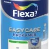 Flexa Easycare - Muurverf Mat - Badkamer - Wit - 1 Liter