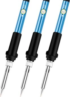 Merkloos 60W Precisie Soldeerbout Set - Met 6 Soldeertips - Inclusief Standaard - Elektrisch - Premium Quality - Aanpasbare Temperatuur 110V/220V -WerkPro Verkoopwinkel 872x1200
