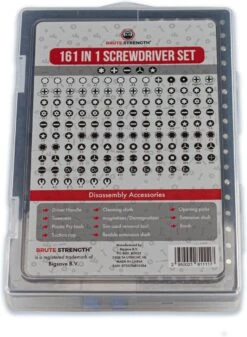 Brute Strength - 161 Delige Precisie Schroevendraaierset Magnetisch - Universeel - Magnetisch - Gereedschapset- Schroevendraaiers - Bitset Met Torx - Cadeau Voor Man -WerkPro Verkoopwinkel 879x1200 4