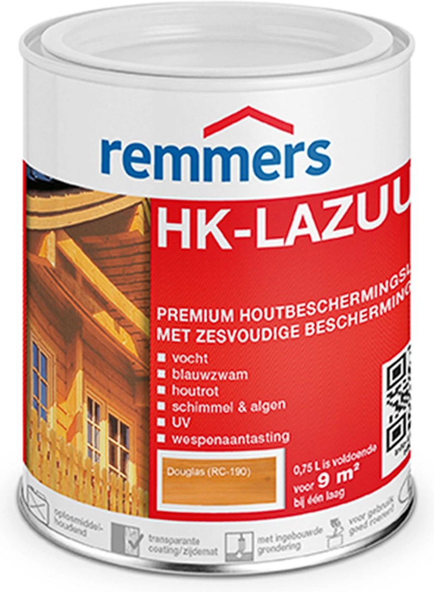 Remmers HK-Lazuur 5 Liter 5 Liter Douglas 5 Remmers HK-Lazuur 5 Liter 5 Liter Douglas - Afbeelding 3