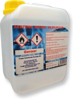 Zuivere - Aceton - Propanone - Verf Verdunner - Nagellak Remover - 2500ml - 2,5 Liter Canister