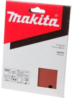 Makita P-33124 Vlak Schuurvel Red - K120 - 114 X 102mm (10st)