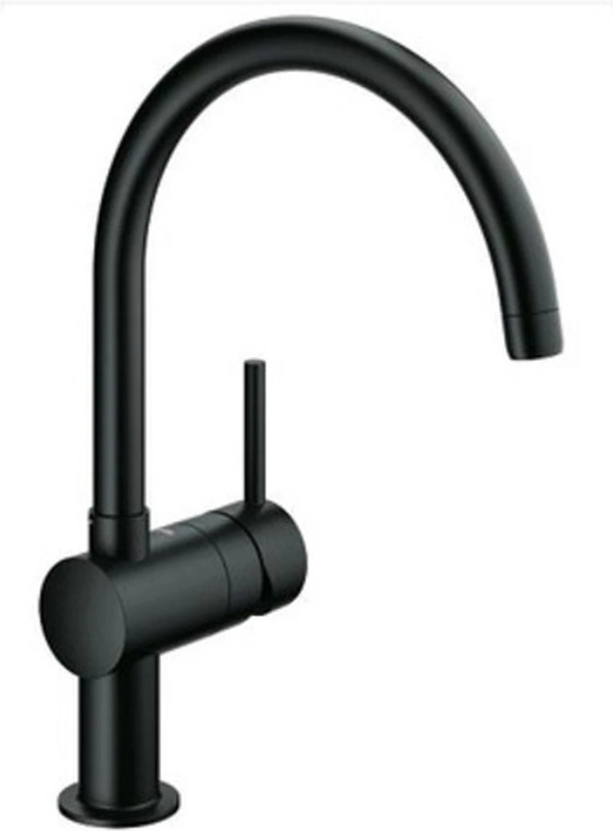 GROHE Minta Keukenkraan Mat Zwart - C-uitloop - Draaibaar - 32917KS0 8 GROHE Minta Keukenkraan Mat Zwart - C-uitloop - Draaibaar - 32917KS0 - Afbeelding 6