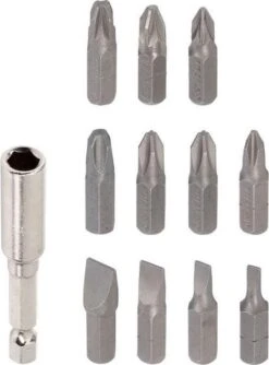 Powerplus POWX00410 Accu Schroefmachine - 7,2V - Draaibare Handgreep, Incl. 1 X 1,3Ah Accu, Lader, Led Licht En 13 Accessoires -WerkPro Verkoopwinkel 887x1200 2