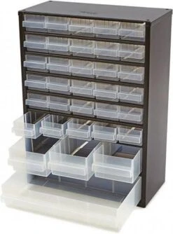 Raaco - Metalen Ladekast - 34 Laden - Incl. 10 Tussenschotten -WerkPro Verkoopwinkel 888x1200 1