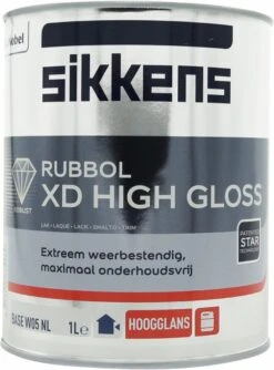Sikkens Rubbol XD High Gloss RAL9010 Gebroken Wit - Zuiver Wit 1 Liter -WerkPro Verkoopwinkel 888x1200 8