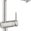 GROHE Minta Keukenkraan - L Uitloop - Uittrekbare Handdouche - RVS - 32168DC0 -WerkPro Verkoopwinkel 891x1200 3