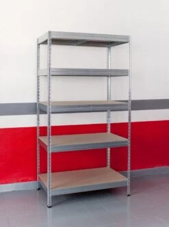 ERRO Metalen Opbergrek/Stellingkast Met 5 Legborden - 875kg Draagkracht - (BxDxH) 90x40x180cm - 175kg Per Plank -WerkPro Verkoopwinkel 894x1200 7