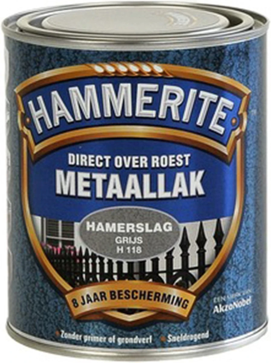 Hammerite Hamerslag Metaallak - Zwart - 750 Ml 8 Hammerite Hamerslag Metaallak - Zwart - 750 Ml - Afbeelding 6