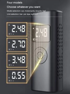 Auto Luchtcompressor, 150PSI Elektrische Draagbare Luchtpomp Mini Handheld Batterij Band Inflator 6000mAh Power Bank LED Noodverlichting Voor Auto Motor Fiets Bal -WerkPro Verkoopwinkel 898x1200 1