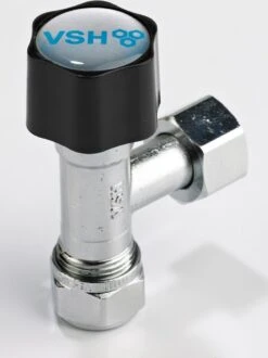 VSH Hoekstopkraan 3/8x12mm Klem Chroom