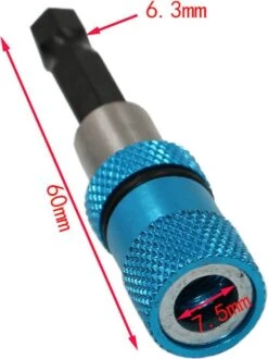 Merkloos Bits Houder 1/4x6.35mm Magnetisch - Universeel Bit Houder Met Magneet -WerkPro Verkoopwinkel 899x1200 9