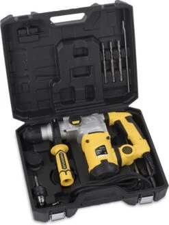 Powerplus POWX1175 Boorhamer - 1600W - 5J - SDS-Plus - Trilling Reductie - Incl. Opbergkoffer En 7 Accessoires -WerkPro Verkoopwinkel 900x1200 31