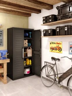 Keter Detroit XL Hoge Kast - 4 Planken - 89x54x182cm - Zwart -WerkPro Verkoopwinkel 900x1200 95