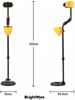 BrightWise® Professionele Metaaldetector Met LCD Display - Pinpointer - Metaaldetector Voor Volwassen - Hoofdtelefoon Aansluiting - Metaaldetector Profesioneel - Metaaldetector Voor Kinderen -WerkPro Verkoopwinkel 903x1200 3