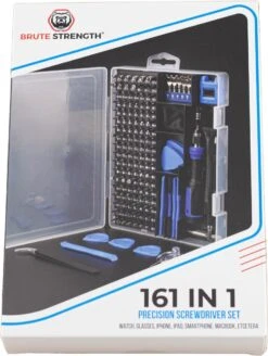 Brute Strength - 161 Delige Precisie Schroevendraaierset Magnetisch - Universeel - Magnetisch - Gereedschapset- Schroevendraaiers - Bitset Met Torx - Cadeau Voor Man -WerkPro Verkoopwinkel 905x1200 3