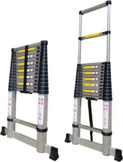 Truskore® Telescopische Ladder 6.2 Meter - Incl. Draagtas - Aluminium - Telescoop Ladder - Stevig & Vertrouwd