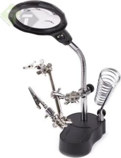 Benson Derde Handje Met LED Vergrootglas - Soldeerbout Houder -WerkPro Verkoopwinkel 917x1200 2