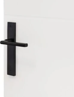 Impresso Redhill Deurklink Zwart – Deurbeslag - Binnendeur – Deurkruk Met Schild – Blind – Langwerpig Deurschild – 230 X 40 X 9 Mm -WerkPro Verkoopwinkel 919x1200 4