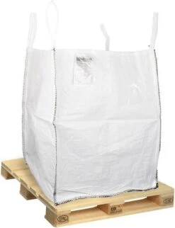 Big Bag - 1000L - Wit - 1500KG Draagkracht - 91x91cm - Wit - Afval-/puinzak