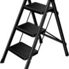Buxibo - Keukentrapje/Vouwladder - Keukenopstapje - Opvouwbare Ladderkruk - Trapladder - Anti-Slip - Metaal - Zwart 1 Buxibo - Keukentrapje/Vouwladder - Keukenopstapje - Opvouwbare Ladderkruk - Trapladder - Anti-Slip - Metaal - Zwart -WerkPro Verkoopwinkel 926x1200 8